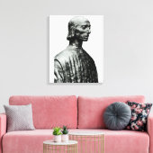 Büste von Niccolo Machiavelli Leinwanddruck (Insitu (Wohnzimmer))