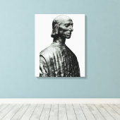 Büste von Niccolo Machiavelli Leinwanddruck (Insitu (Holzboden))