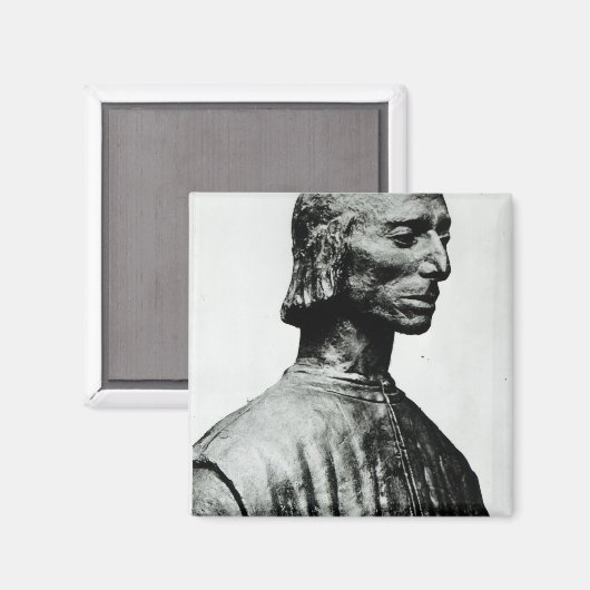 Büste von Niccolo Machiavelli Magnet (Vorderseite/Rückseite)