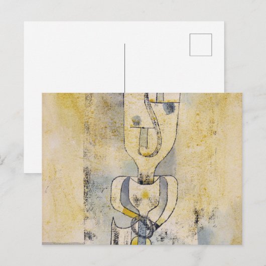 Buste von Paul Klee Postkarte (Vorne/Hinten)
