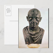 Büste von Publius Cornelius Scipio 'Africanus' Postkarte (Vorne/Hinten)