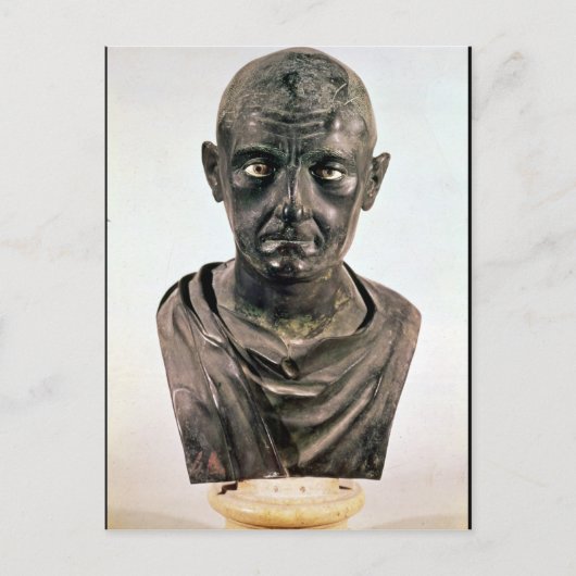 Büste von Publius Cornelius Scipio 'Africanus' Postkarte (Vorderseite)