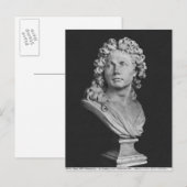 Büste von Robert de Cotte, 1707 Postkarte (Vorne/Hinten)