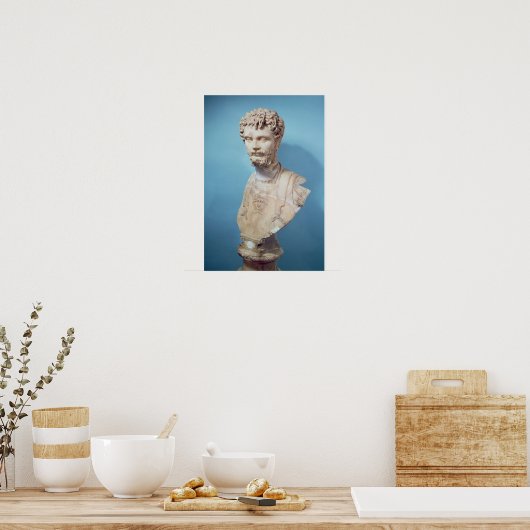 Büste von Septimus Severus Poster (Küche)