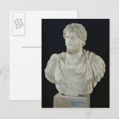 Büste von Septimus Severus Postkarte (Vorne/Hinten)