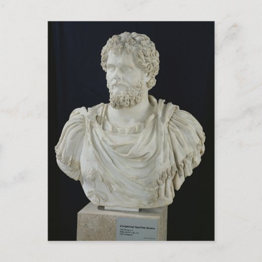 Büste von Septimus Severus Postkarte (Vorderseite)