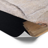 Büste von Victor Hugo im Alter von 35, 1837 Poster (Ecke)