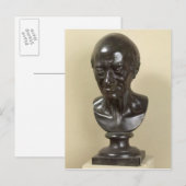 Büste von Voltaire 1778 Postkarte (Vorne/Hinten)