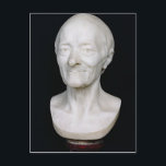 Büste von Voltaire ohne seine Perücke, 1778 Postkarte<br><div class="desc">Büste von Voltaire | von Jean-Antoine Houdon | Art Location: Louvre,  Paris,  Frankreich | Französische Künstler | Image Collection number: XIR219638</div>