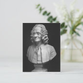Büste von Voltaire Postkarte (Stehend Vorderseite)