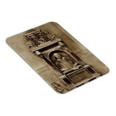 Büste von William Shakespeare (1564-1616) und insc Magnet (Rechte Seite)