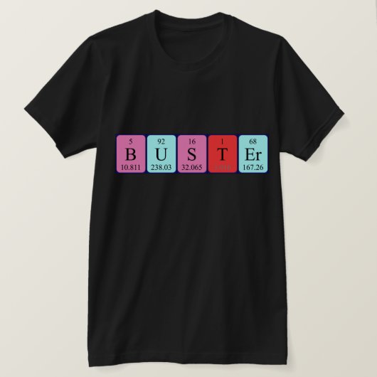 Buster Periodenname Shirt (Design vorne)