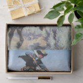 "Busting a Bronco" von W Herbert Dunton Seidenpapier (Geschenk)