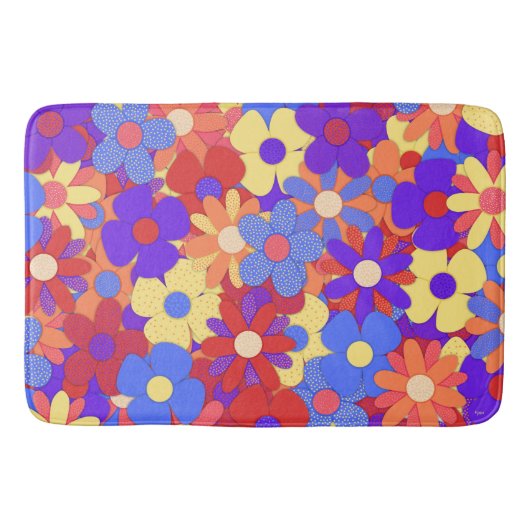 Bustling Bouquet Bath Mat Badematte (Vorderseite)