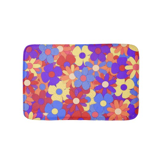 Bustling Bouquet Bath Mat Badematte (Vorderseite)