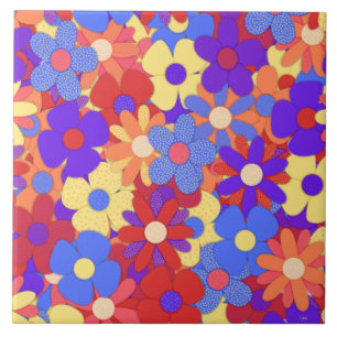 Bustling Bouquet Keramik Tile Fliese