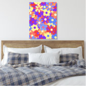 Bustling Bouquet Leinwanddruck (Insitu (Schlafzimmer))