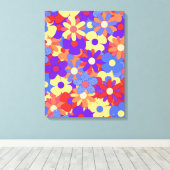 Bustling Bouquet Leinwanddruck (Insitu (Holzboden))