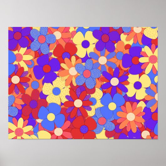 Bustling Bouquet Poster (Vorne)