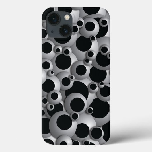 Bustling Bubbles Black Case-Mate iPhone Hülle (Rückseite)