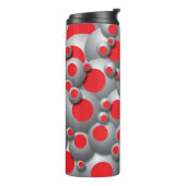 Bustling Bubbles Red Thermosbecher (Nach links gedreht)