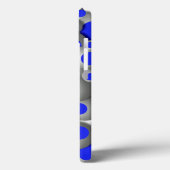 Bustling Bubbles Royal Blue Case-Mate iPhone Case (Rückseite / Links)