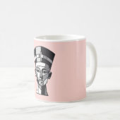 Busto de Nefertiti poligonal Kaffeetasse (VorderseiteRechts)
