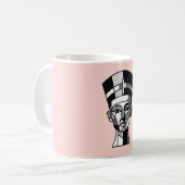 Busto de Nefertiti poligonal Kaffeetasse (Vorderseite Links)