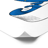 Busto Familienwappen Poster (Ecke)