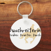 Bustranerin Schlüsselanhänger (Vorderseite)