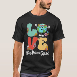 Bustreibenverkleidung für Retro Liebe World Earth  T-Shirt