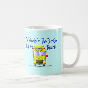 Bustreiber "die Räder auf dem Bus " Kaffeetasse