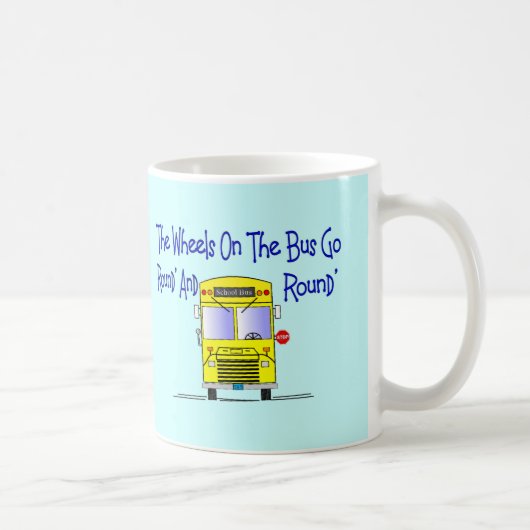 Bustreiber "die Räder auf dem Bus " Kaffeetasse (Rechts)
