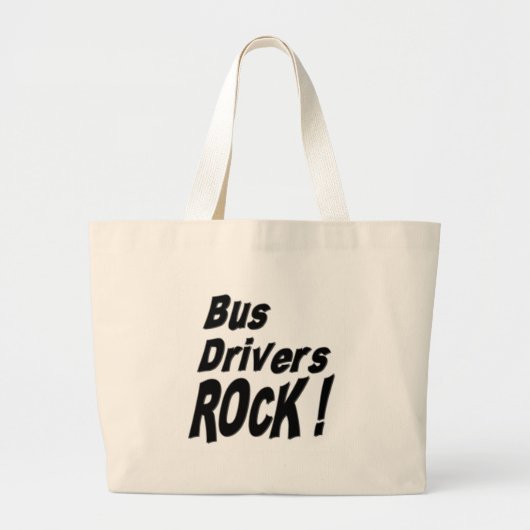 Bustreiber-Felsen! Taschen-Tasche Jumbo Stoffbeutel (Vorne)