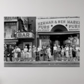 Buswarteschlange - Detroit 1942 Poster (Vorne)