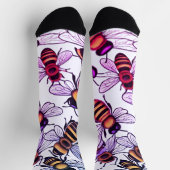 Busy as a Bee Socken (Oben)