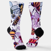 Busy as a Bee Socken (Gewinkelt)