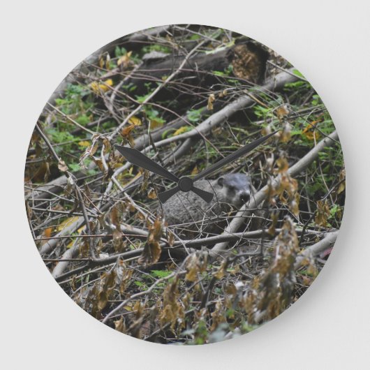 Busy Beaver Große Wanduhr (Vorderseite)