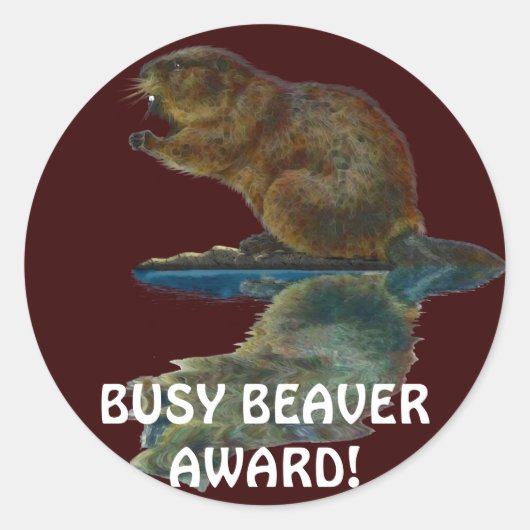 BUSY BEAVER KIDS Incentive Stickers (Vorderseite)