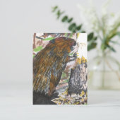 Busy Beaver Postkarte (Stehend Vorderseite)