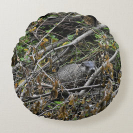 Busy Beaver Rundes Kissen