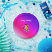 Busy Bee Birthday Pappteller (Party)