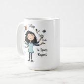 Busy Bee Brew Tasse (Vorderseite Links)