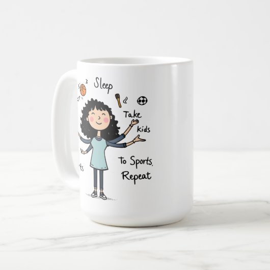 Busy Bee Brew Tasse (Vorderseite Links)