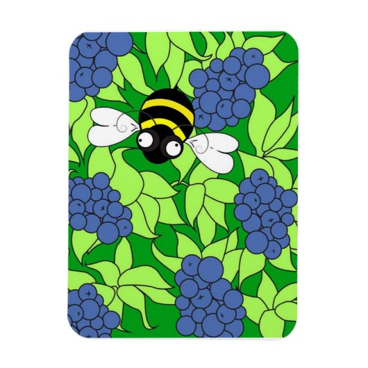 Busy Bee Collection - Blueberry Delight Magnet (Vertikal)