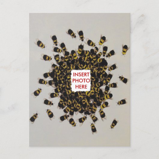 Busy Bee FOTO INSERT Postkarte (Vorderseite)