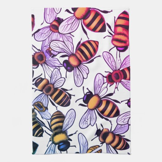 Busy bee  geschirrtuch (Vertikal)