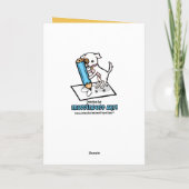 Busy Bee Hard herzlichen Glückwunsch Karte (Rückseite)