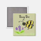 Busy Bee Magnet (Vorderseite/Rückseite)