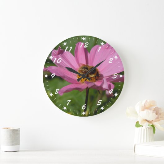 Busy Bee on Cosmo Große Wanduhr (Zuhause)